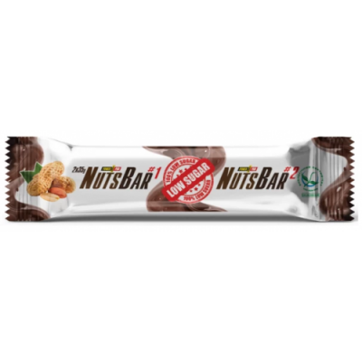 Протеиновый батончик без сахара, Protein Nuts Bar с арахисом и карамелью – 70 г