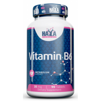 Вітамін В6 25 мг, HAYA LABS, Vitamin B6 25 мг - 90 таб