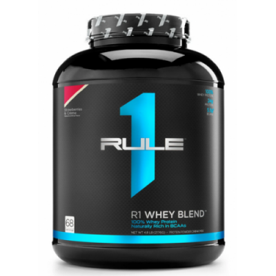 Сироватковий протеїн, RULE 1, R1 Whey Blend - 2,2 кг - Клубника-банан