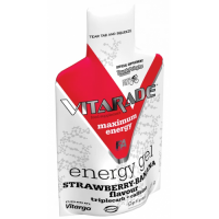Изотонический гель Витарго с кофеином, Fitness Authority, Vitarade Vitargo Liquid Energy - 60 г - клубника