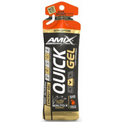 Ізотонічний гель + кофеїн, Amix, Performance QUICK Gel with caffeine - 45 г - апельсин