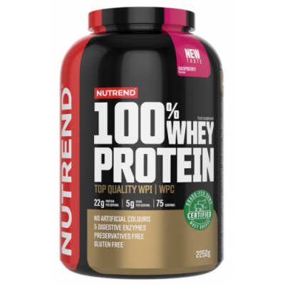 100% Whey Protein - 2250 г - малина