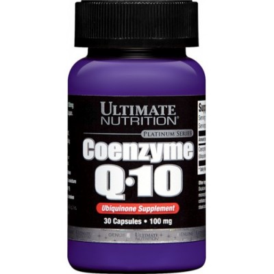 Коэнзим Q10 (Убихинон), Ultimate Nutrition, Coenzyme Q10 100 мг - 30 капс