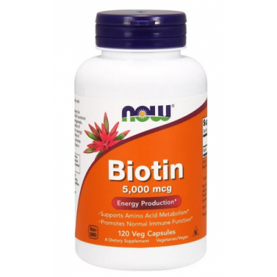 BIOTIN 5MG (5000 мкг) 120 веган капс