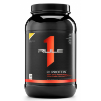 Сироватковий протеїн (ізолят+гідролізат), RULE 1, R1 Protein - 885 г - Банан