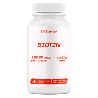 Біотин, Sporter, Biotin 10000 мкг - 100 капс