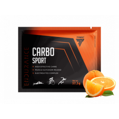 Комплекс вуглеводів з електролітами, Trec Nutrition, Carbo Sport - 37,5 г - апельсин