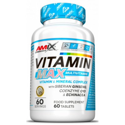 Вітаміни і мінерали для занять спортом, Amix, Performance Vitamin Max Multivitamin - 60 таб