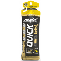 Изотонический гель+кофеин, Amix, Performance QUICK Gel with caffeine - 45 г - лимон