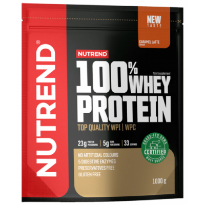 100% Whey Protein - 1000 г - карамель латте