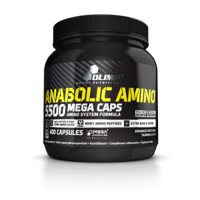 Амінокислоти комплексні, Olimp Labs, Anabolic Amino 5500 mega caps - 400 капс