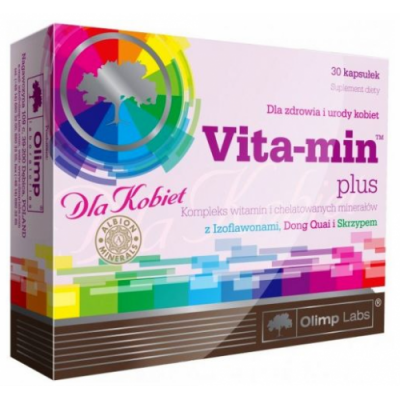 Комплексные витамины для женщин, Olimp Labs, Vita-min plus for women - 30 капс