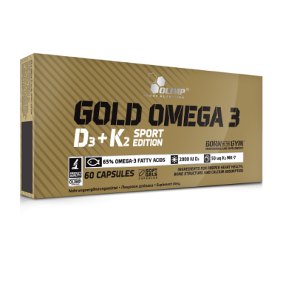 Gold Omega 3 D3+K2 sport edition 60 капс