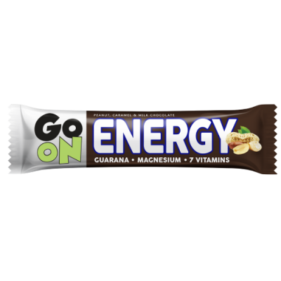 Енергетичний батончик, GoOn Nutrition, Energy Bar - 50 г - snickers+ guarana