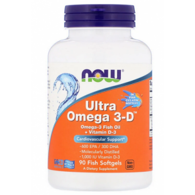 Ultra Omega-3-D - 90 софт гель