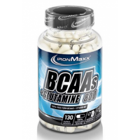 Амінокислоти ВСАА + Глютамін, IronMaxx, BCAA´s + Glutamine 800 - 130 капс