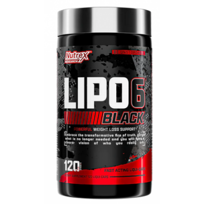 Lipo 6 Black Powerful WLS Extreme Potency - 120 капс