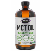 МСТ масло (Середньоланцюгові тригліцериди), NOW, MCT Oil