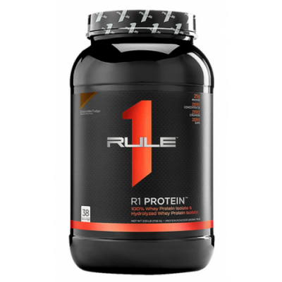Сироватковий протеїн (ізолят+гідролізат), RULE 1, R1 Protein - 896 г - Шоколад