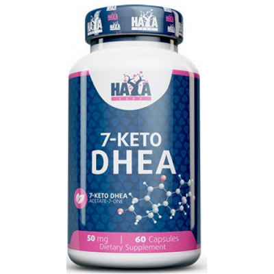 7-Кето Дегідроепіандростерон (метаболіт DHEA), HAYA LABS, 7-KETO DHEA 50 мг - 60 капс