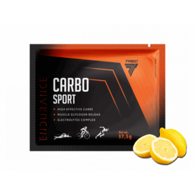 Комплекс вуглеводів з електролітами, Trec Nutrition, Carbo Sport - 37,5 г - лимон