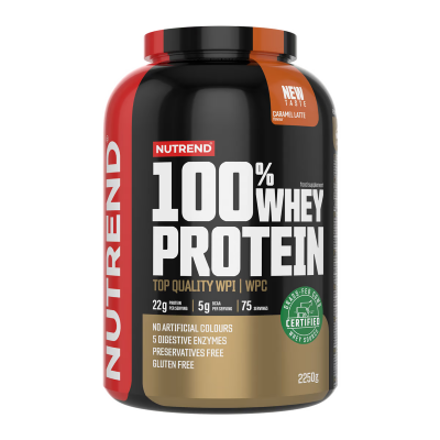 Протеїн Nutrend 100% Whey Protein (Карамель) 2250 г