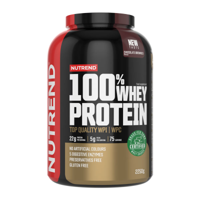 Протеин Nutrend 100% Whey Protein (Брауни) 2250 г