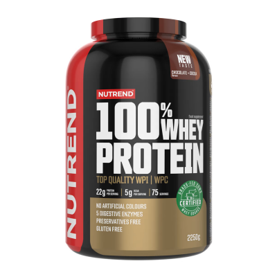 Протеїн Nutrend 100% Whey Protein (шоколад + какао) 2250 г