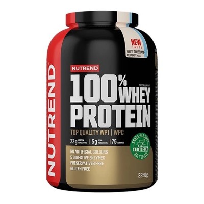 Протеїн Nutrend 100% Whey Protein (Шоколад + Кокос) 2250 г