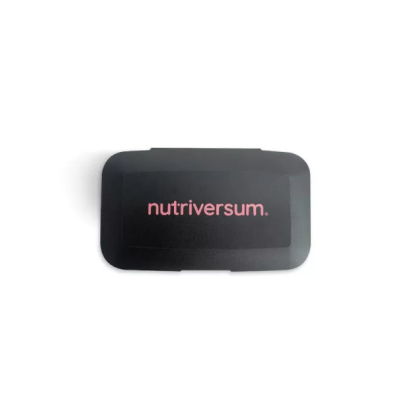 Бокс Nutriversum PillBox для зберігання таблеток (Чорний)