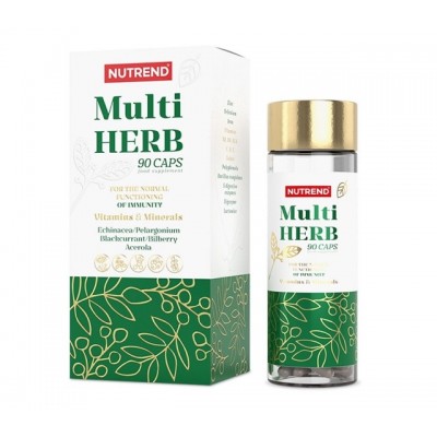 Вітаміни Nutrend Multiherb, 90 капсул