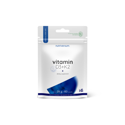 Вітаміни Nutriversum VITAMIN D3+K2, 60 капсулул