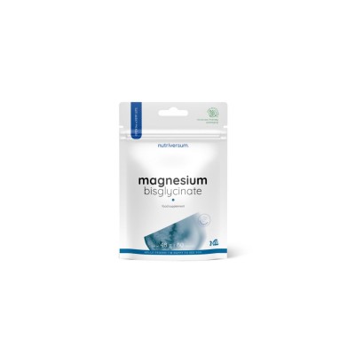 Магній бісгліцинат Nutriversum Magnesium Bisglycinate, 60 капсул