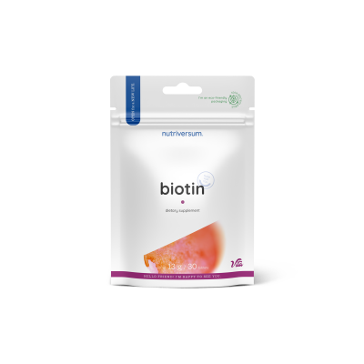 Біотин Nutriversum BIOTIN, 30 таблеток