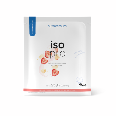 Протеїн Nutriversum ISO PRO (білий шоколад з полуницею) 25 г