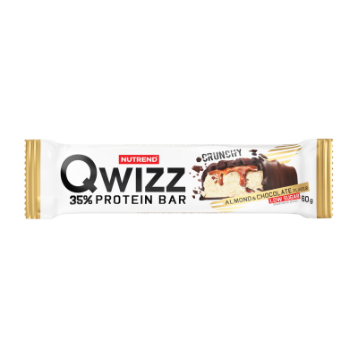 Протеїновий баточник Nutrend Qwizz Protein Bar (Мигдаль з шоколадом) 60 г