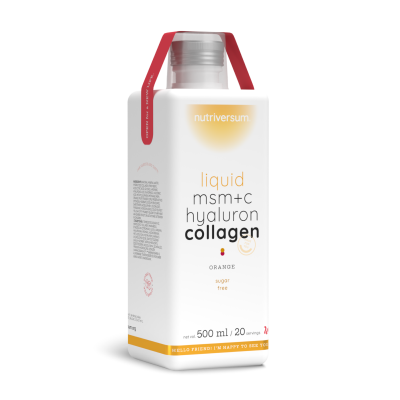 Колагеновий напій Nutriversum LIQUID MSM+C HYALURON COLLAGEN (апельсин) 500 мл