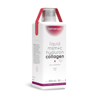 Коллагеновый напиток Nutriversum LIQUID MSM+C HYALURON COLLAGEN (лесные ягоды) 500 мл