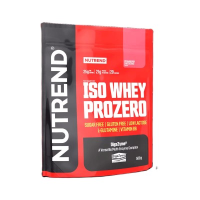 Протеїн Nutrend Iso Whey Prozero (полуничний чізкейк) 500 г