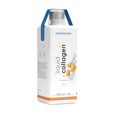 Колаген Nutriversum LIQUID COLLAGEN 10 000 мг SUGAR FREE (апельсин) 500 мл