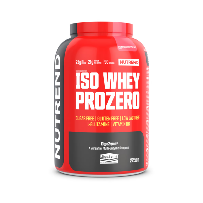 Протеїн Nutrend Iso Whey Prozero (Полуничний чізкейк) 2250 г