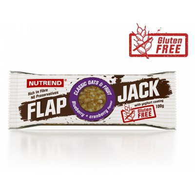 Вуглеводний батончик Nutrend Flapjack (чорниця + журавлина) 100 г