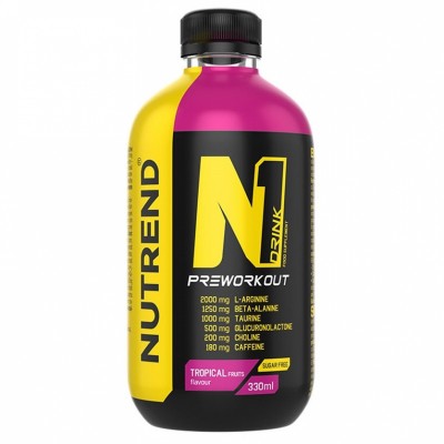 Енергетик Nutrend N1 Drink (тропічний фрукт) 330 мл