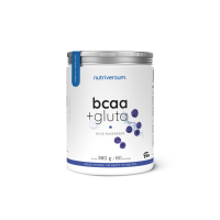 Аминокислоты Nutriversum BCAA+GLUTA (голубая малина) 360 г