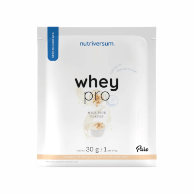 Протеїн Nutriversum WHEY PRO (молочний рис) 30 г