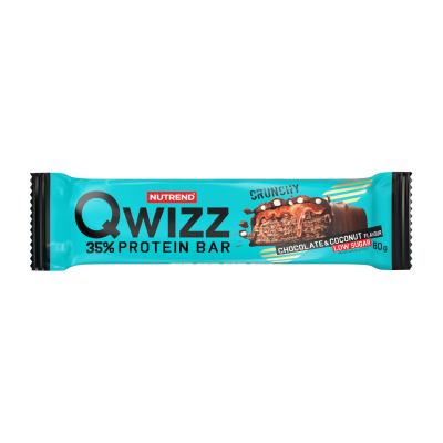 Протеїновий баточник Nutrend Qwizz Protein Bar (шоколад + кокос) 60 г