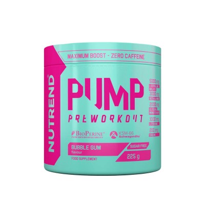 Передтренувальний комплекс Nutrend Pump Pre-Workout (жувальна гумка) 225 г