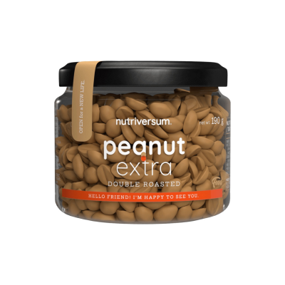 Жареный арахис Nutriversum PEANUT EXTRA (двойная обжарка) 190 г