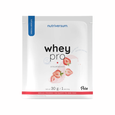 Протеїн Nutriversum WHEY PRO (полуниця) 30 г