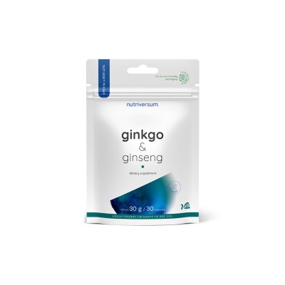 Дієтична добавка Nutriversum Ginkgo+Ginseng (гінкго + женьшень) 30 капсул